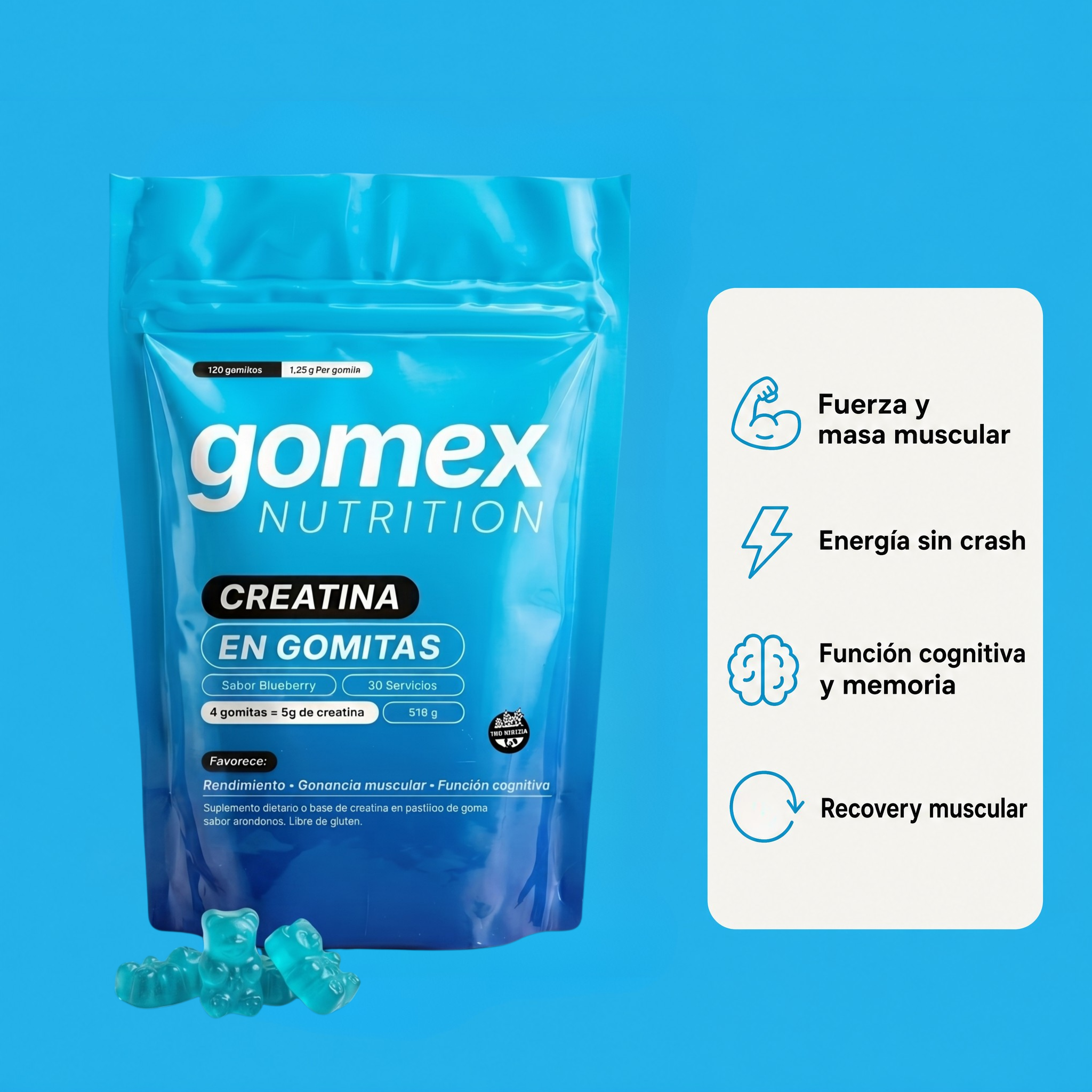 Gomitas Creatina | Potencia tu Rendimiento y Mayor Salud